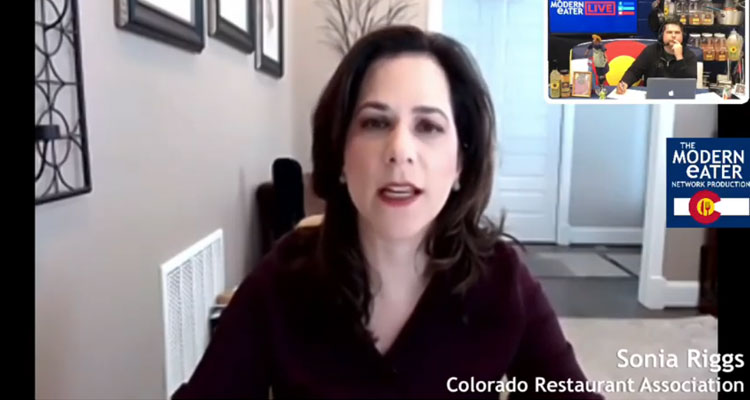 Sonia Riggs with Colorado Restaurant Association TME Coronavirus Coverage Day 71