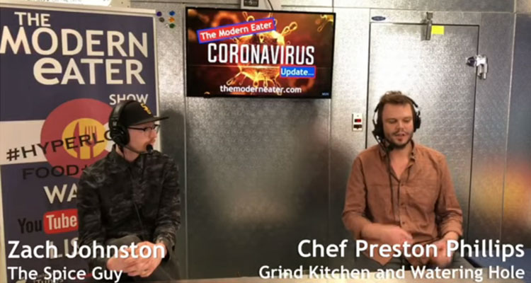 Zach Johnston and Chef Preston Phillips TME Coronavirus Coverage 13